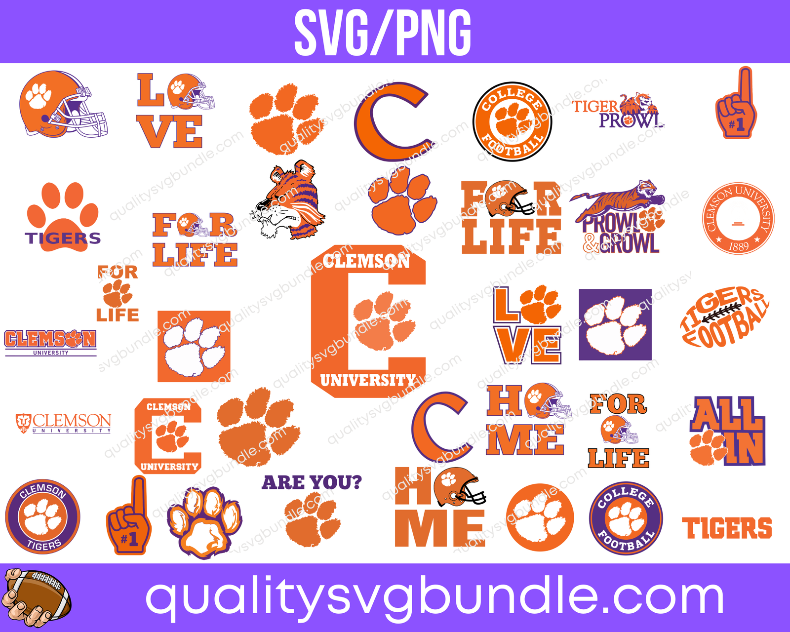 Clemson Tigers University Football NCAA Team