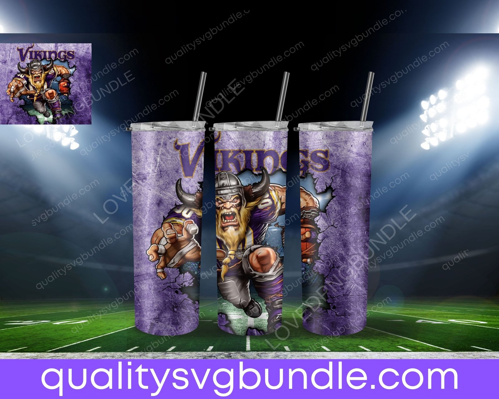 Minnesota Vikings Football Tumbler NFL