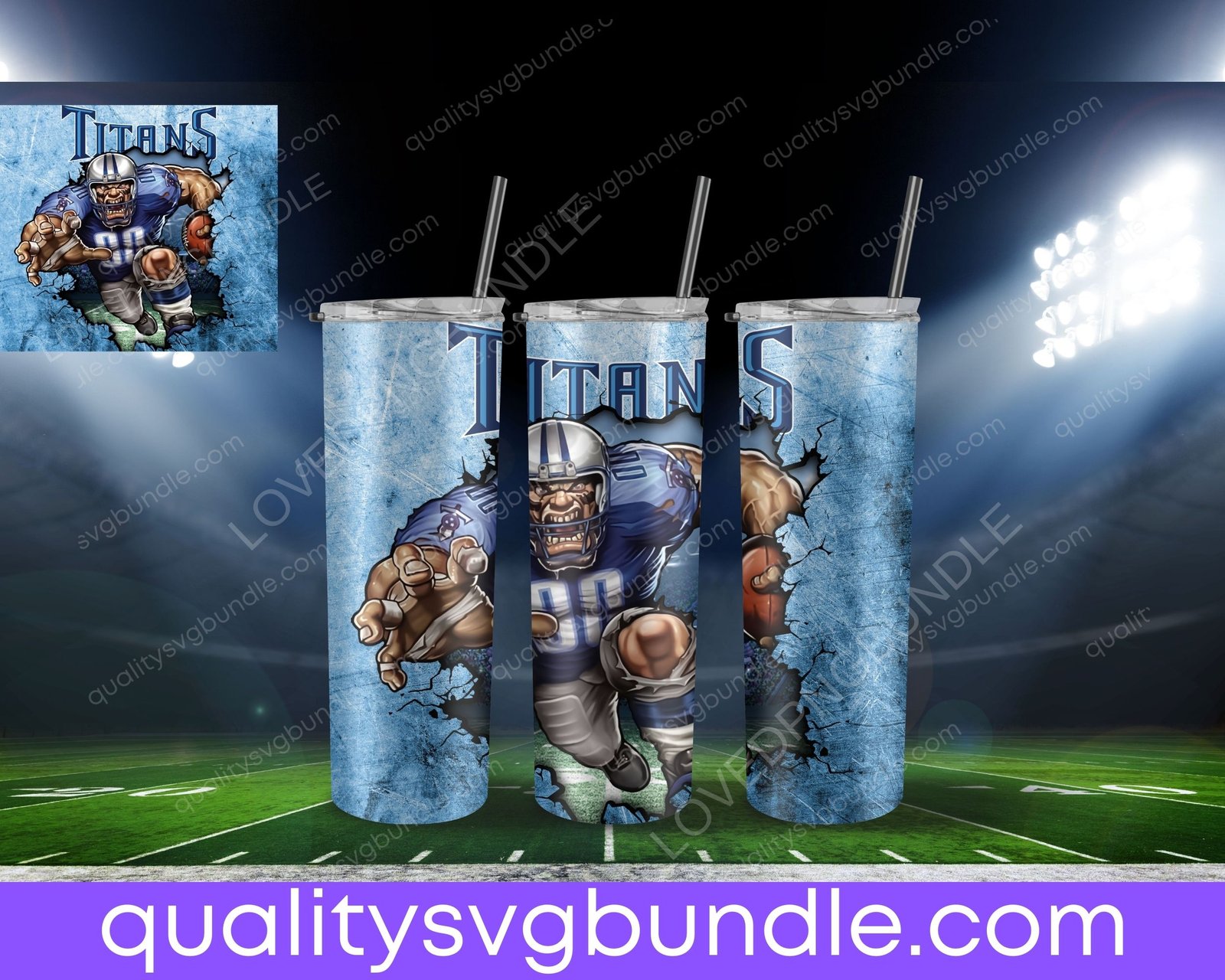 Tennesse Titans Football Tumbler NFL