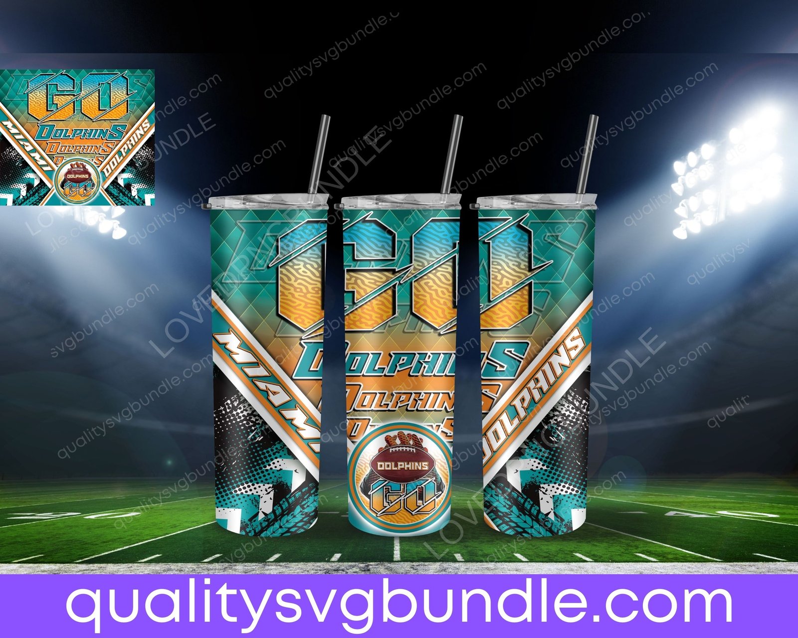 Miami Dolphins Tumbler NFL